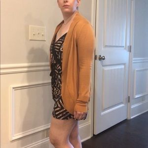 Mustard Yellow Slouchy Cardigan